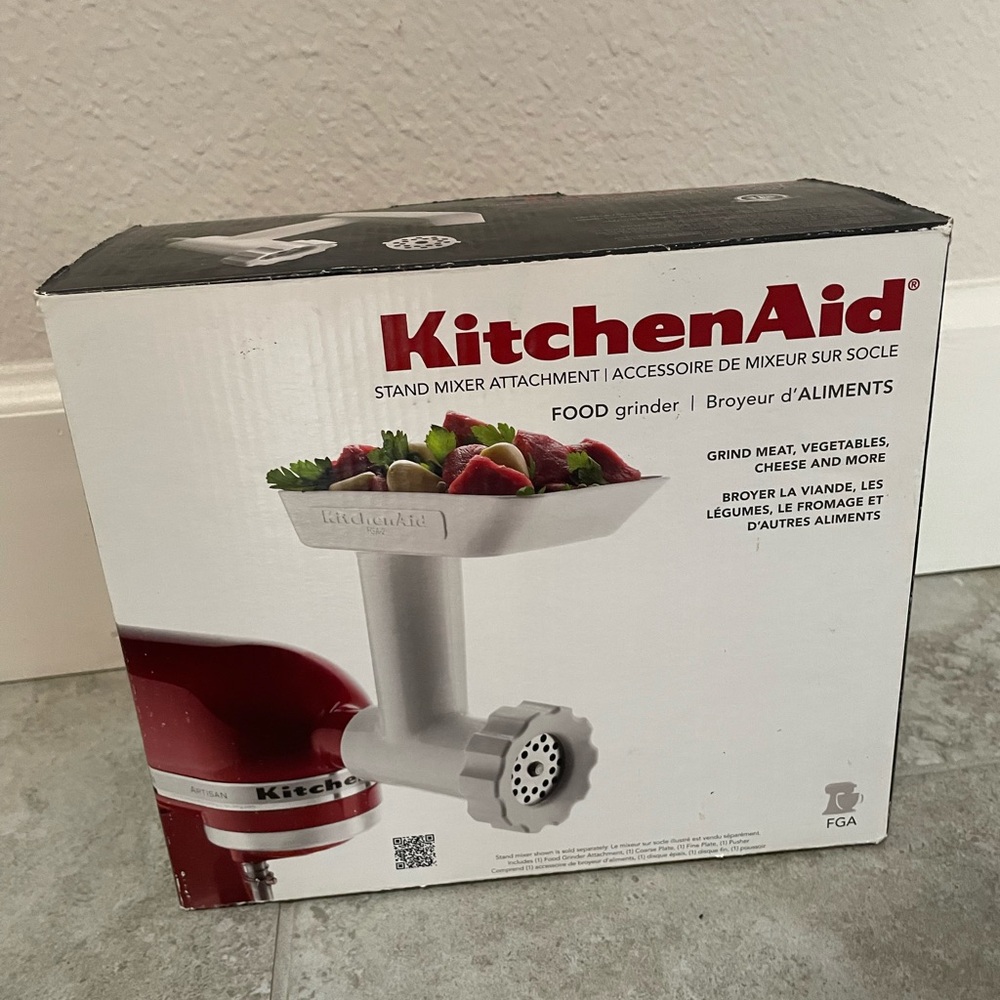 Never Used - Kitchen Aid Food Grinder Attachment!